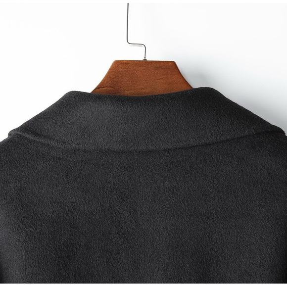 Last 1❗️100% Wool Coat, black wool coat, NWT - Picture 4 of 11